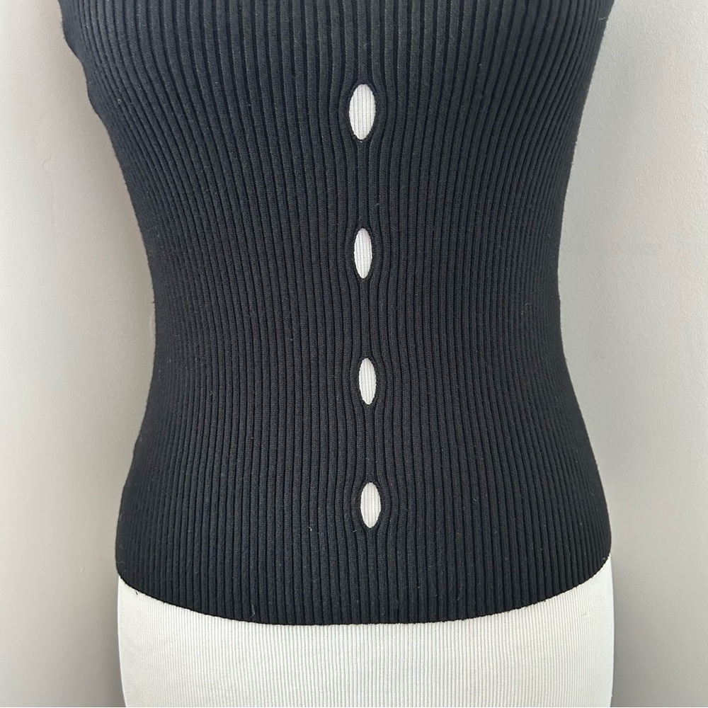 Cliche Couture Ribbed Keyhole Top - Picture 4 of 6